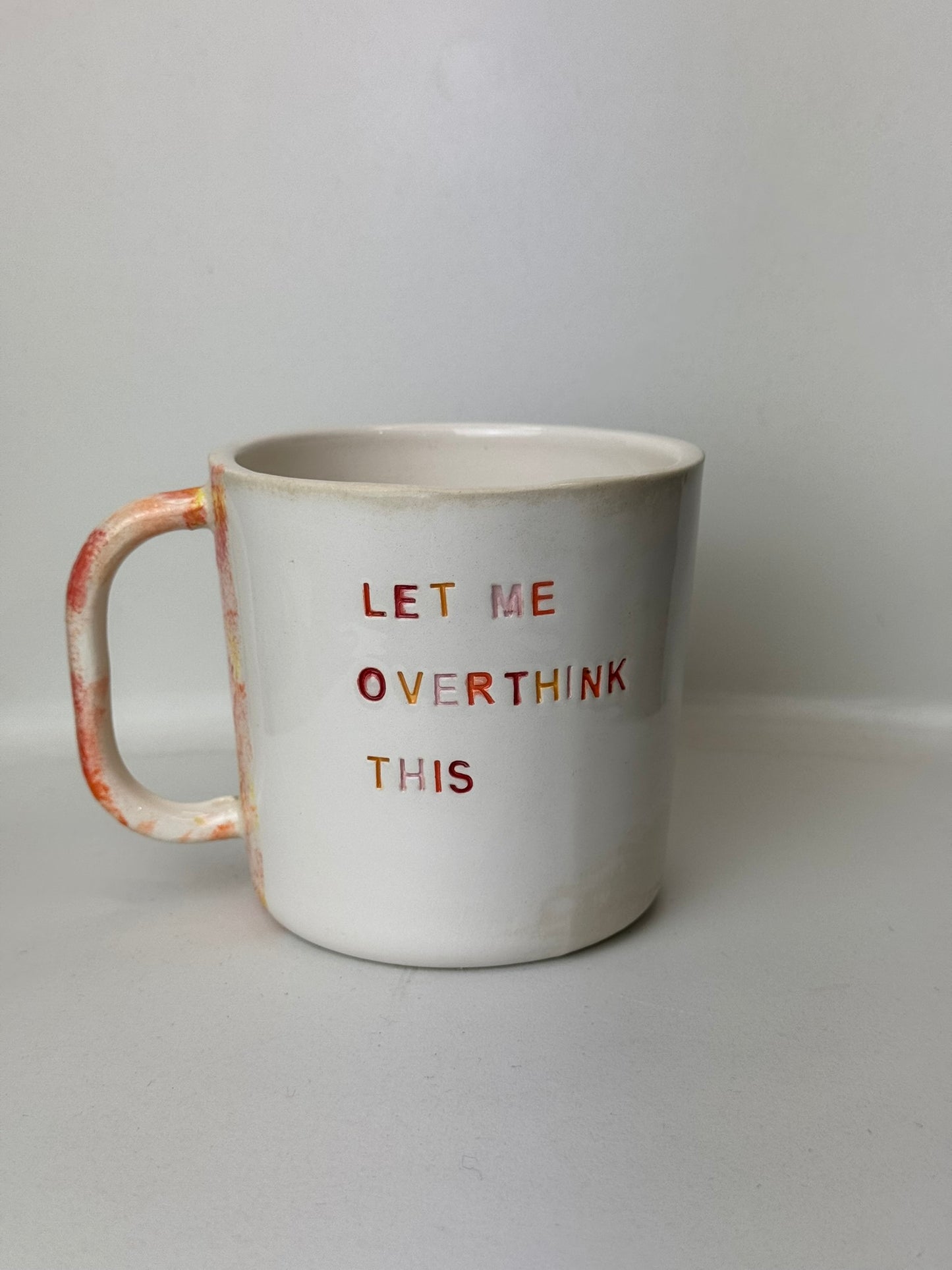 Tasse à Café, Thé ou Chocolat Chaud 300 ml – "Let Me Overthink This"