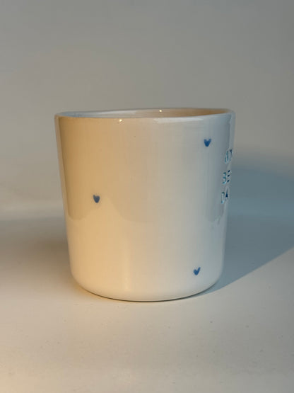 Tasse en céramique fait main 250 ml 'World's Best Dad' Studio Séleste – vue 2