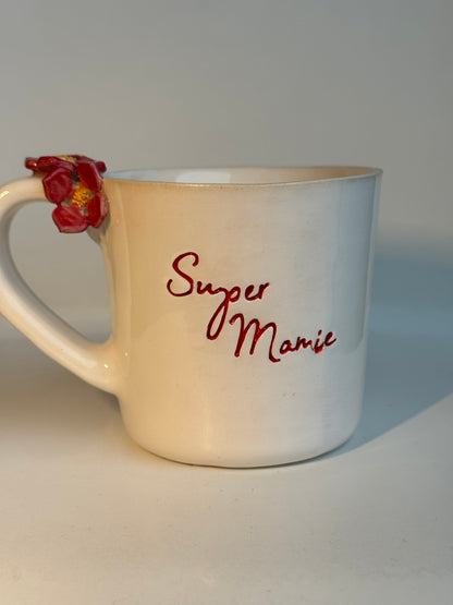 Tasse en céramique fait main 250 ml 'Super Mamie' Studio Séleste – vue 2