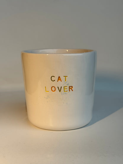 Tasse en céramique fait main 250 ml 'Cat Lover' Studio Séleste – vue 2
