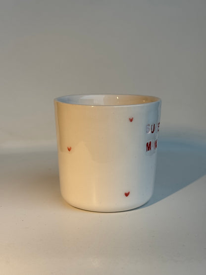 Tasse en céramique fait main 150 ml 'Super Mamie' Studio Séleste – vue 2