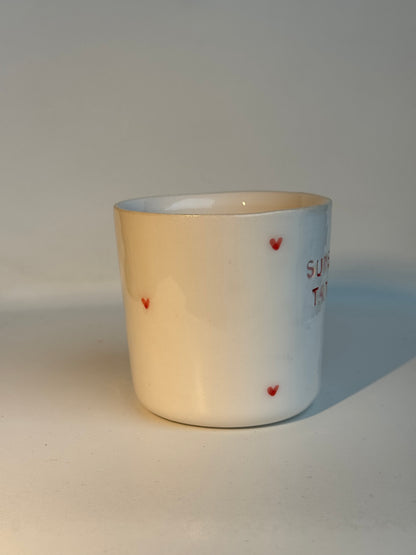 Tasse en céramique fait main 150 ml 'Super Tata' Studio Séleste – vue 2