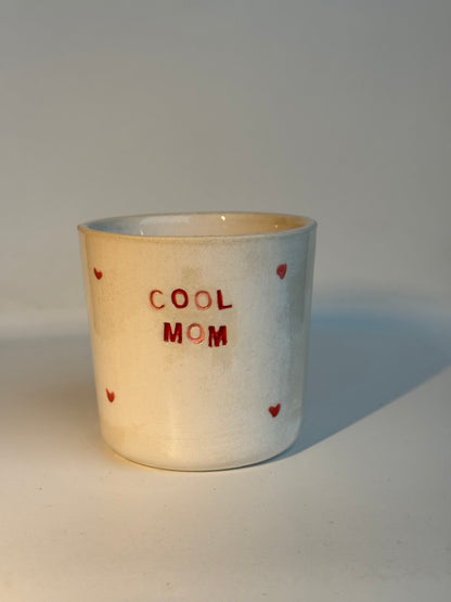Tasse en céramique fait main 150 ml 'Cool Mom' Studio Séleste – vue 3