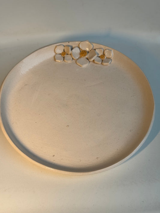 Assiette – Fleurs (Ø ~18 cm)