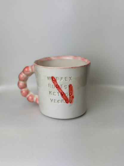 Mug en céramique fait main 300 ml 'Café-Croisé' Studio Séleste