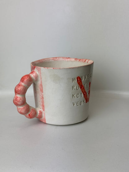 Mug en céramique fait main 300 ml 'Café-Croisé' Studio Séleste – vue 2