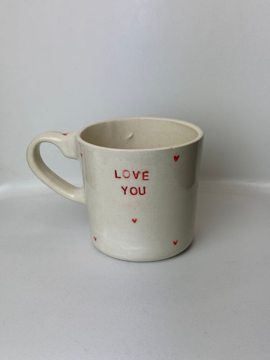Tasse à Café, Thé ou Chocolat Chaud 300 ml – "Love You"