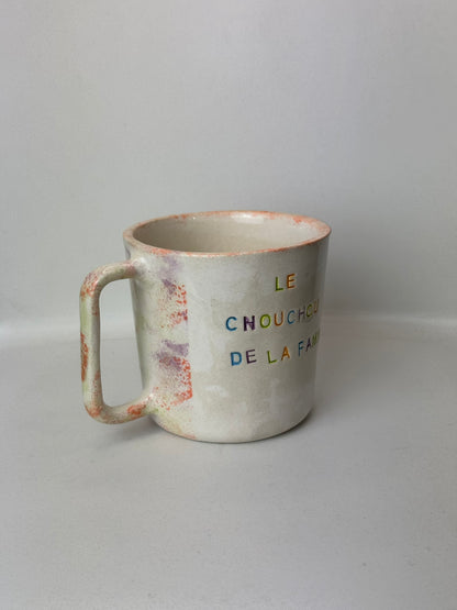 Tasse en céramique fait main 250 ml 'Le Chouchou De La Famille' Studio Séleste – vue 2