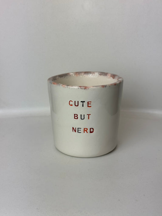 Tasse à Café, Thé ou Chocolat Chaud 250  ml – "Cute But Nerd"